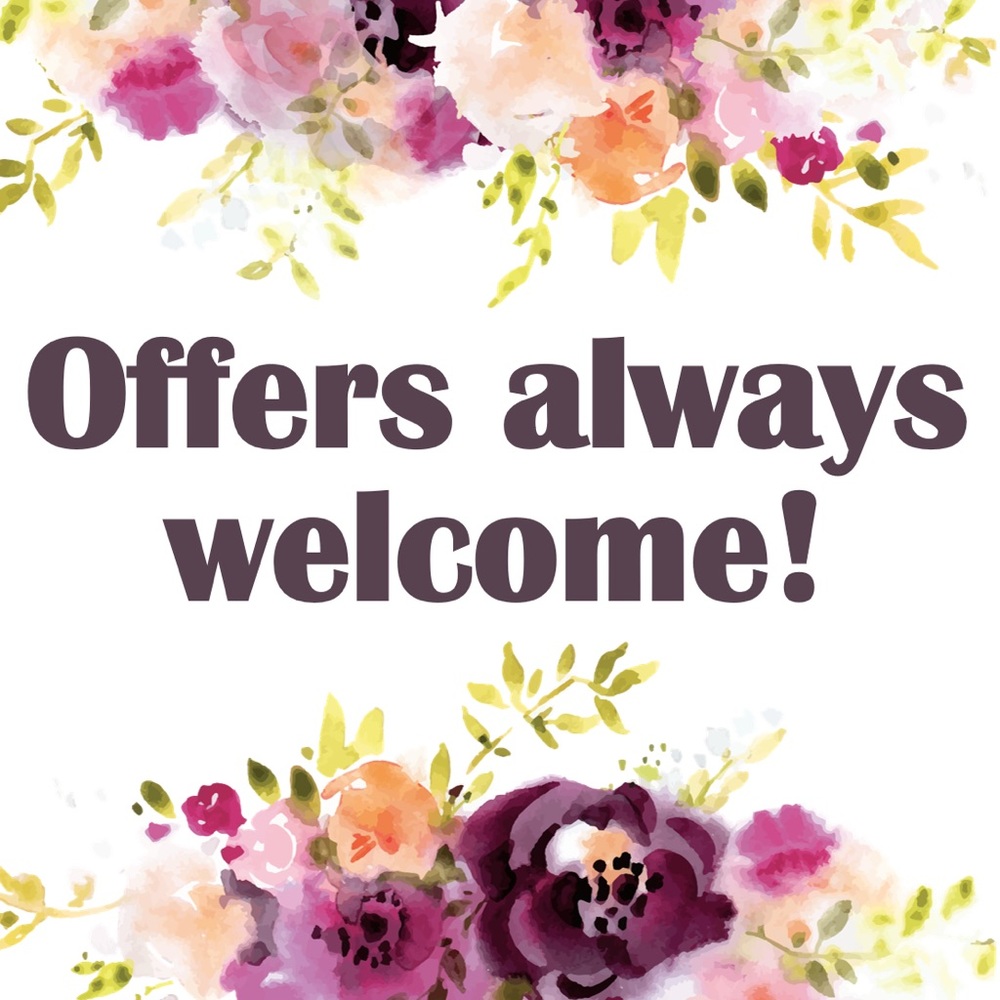 Reasonable Offers Welcome